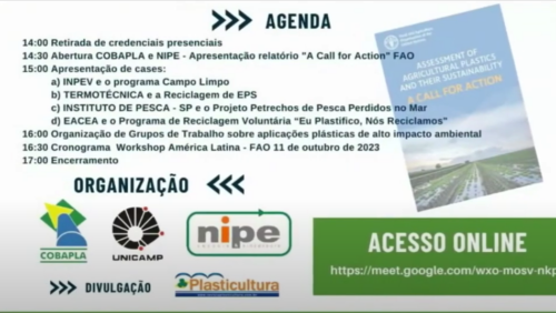 Workshop NIPE e COBAPLA: "Call for Action" Reciclagem Voluntária do Plástico