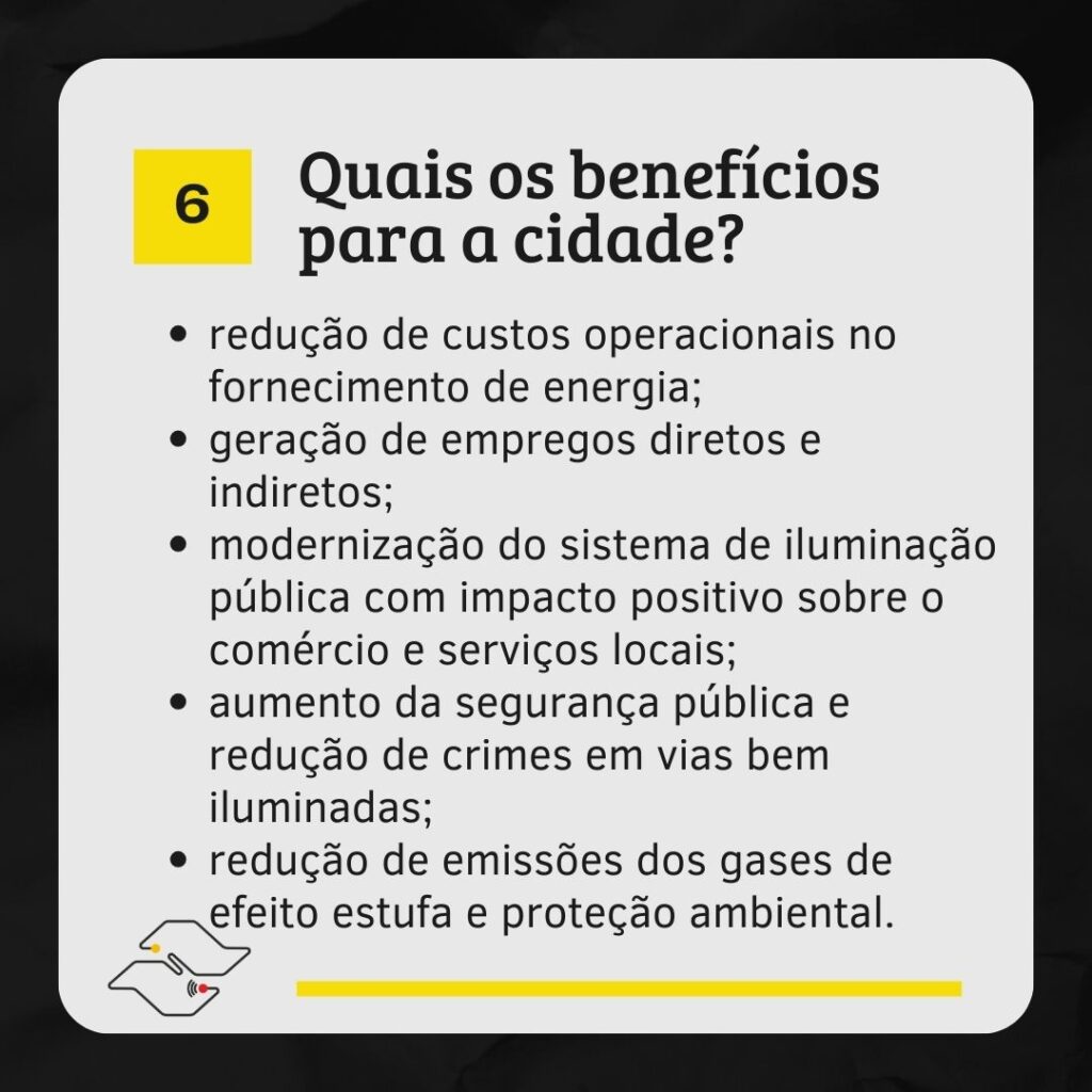 quais os benefícios para a cidade